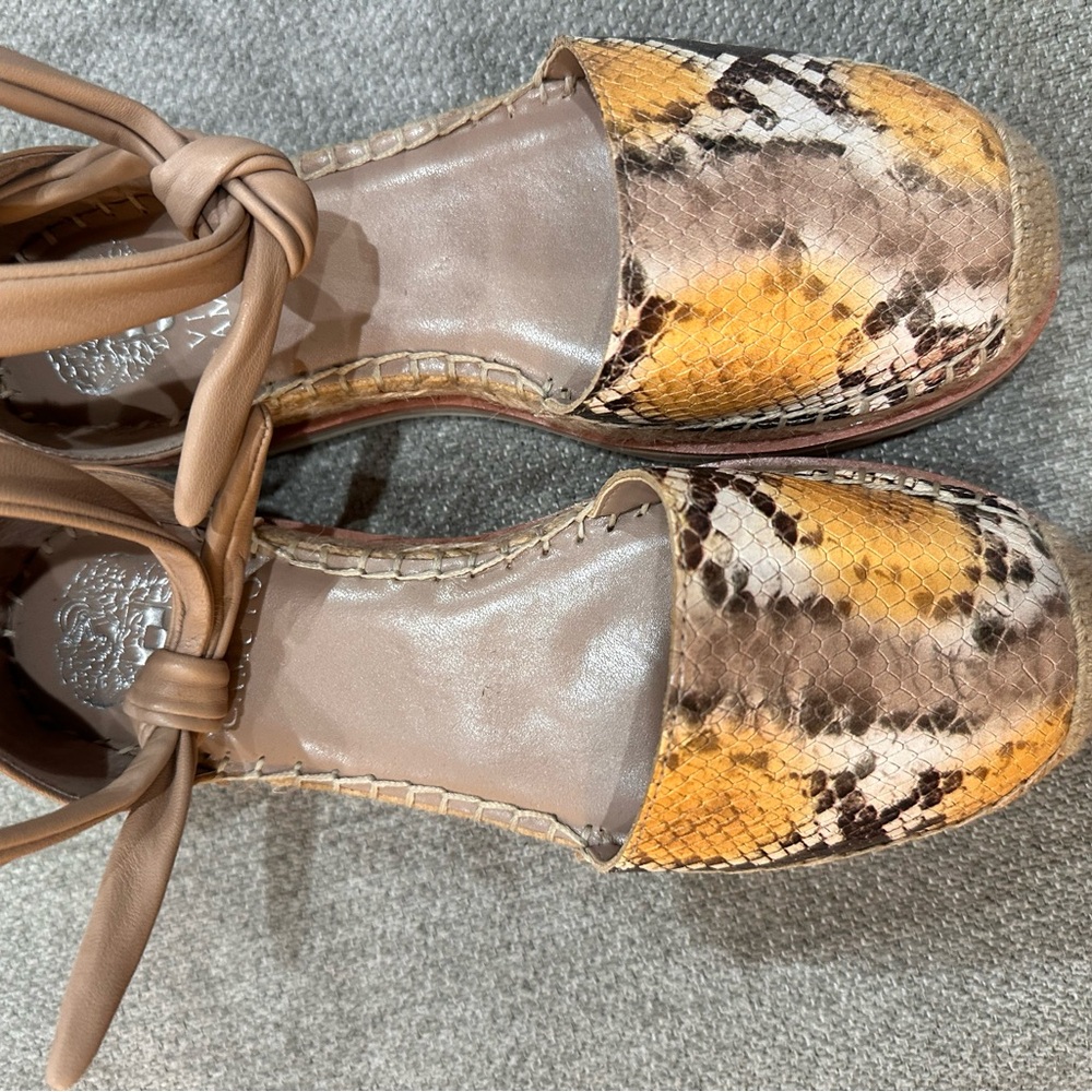 Snakeskin Patterned Women's Espadrilles